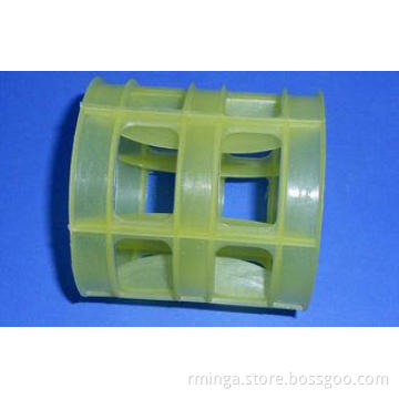 60 - 150 PP Pall Ring 16mm Random Packing For Catalyst Beds